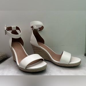White A New Day Wedge Sandals - 8.5